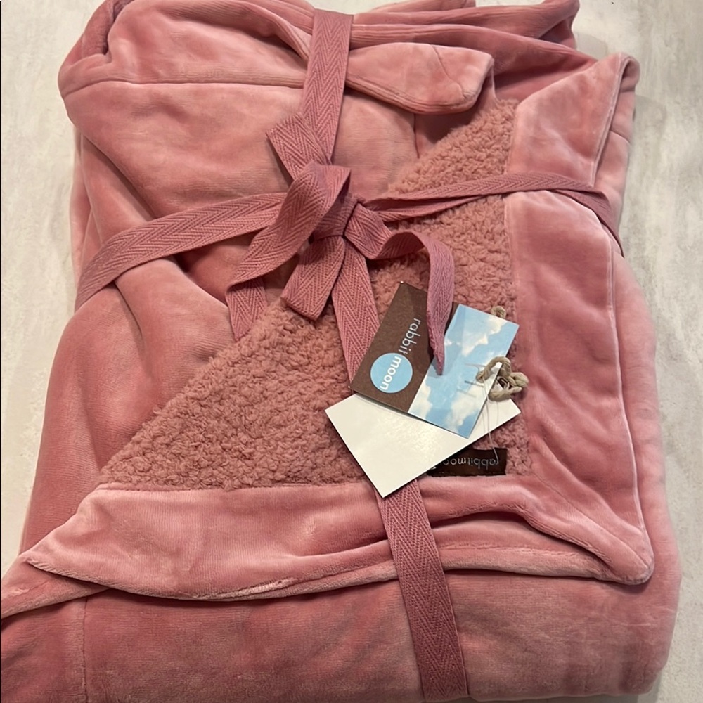 Brand new, never used, Pink Plush Baby Blanket